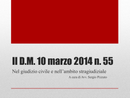 Il D.M. 10 marzo 2014 n. 55 - scuola forense di catania | fondazione
