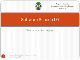 Software Schede L0