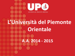 Servizio Sociale - news - Universit&agrave; del Piemonte Orientale