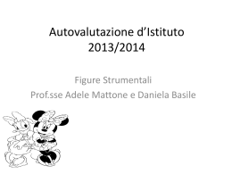 Autovalutazione d*Istituto 2013/2014