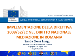 STORICO DELLA MEDIAZIONE