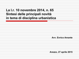 Slide Avv. Enrico AMANTE - Ordine Architetti Arezzo