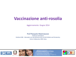Vaccinazione anti-rosolia