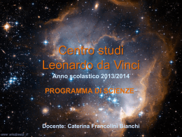 Scienze - Centro Studi Leonardo da Vinci