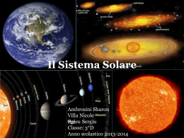 Il Sistema Solare - Istituto Comprensivo "GB Rubini"