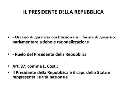 Il Presidente della Repubblica (pptx, it, 126 KB, 11/30/12)