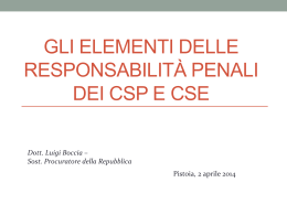 Lezione Dott. Luigi Boccia 2.4.2014