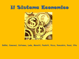 Rossi - Il Sistema Economico