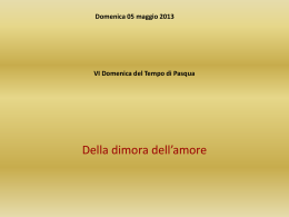 vI DOMENICA DI PASQUA