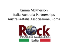 Emma McPherson - Associazione Italia