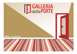 cosmopolita techno - GALLERIA delle PORTE