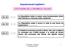 Lezione 2-Inquadramento legislativo