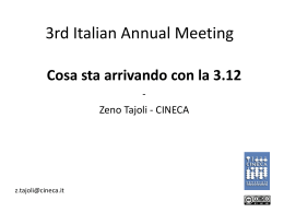 3rd Italian Annual Meeting