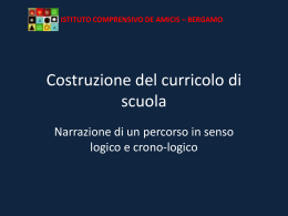 Costruzione del curricolo_De Amicis