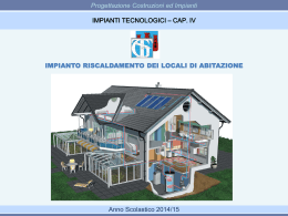 LEZIONE 2 &ndash; impianti riscaldamento