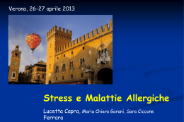 Stress e malattie allergiche