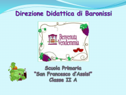 Diapositiva 1 - Direzione Didattica Baronissi
