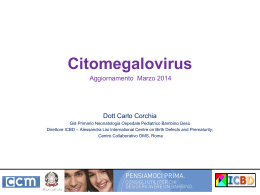 Citomegalovirus - Pensiamoci prima