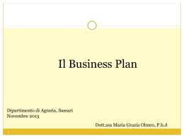 Seminario: Il Business Plan