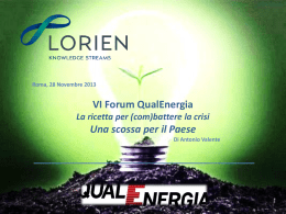 Diapositiva 1 - Forum Qualenergia