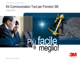 IT 3M Supplier Communication Tool Kit