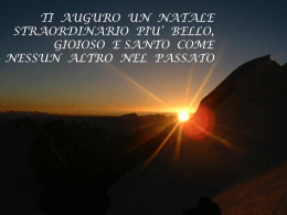 Auguri S. Natale e Buon Anno 2015