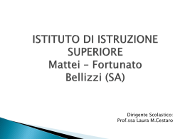 Scarica la presentazione della sede Mattei-Bellizzi