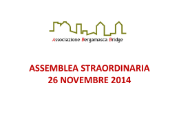 assemblea straordinaria 26 novembre 2014