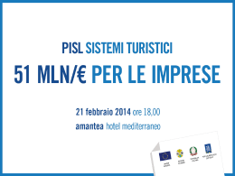 Scarica le slides cliccando qui