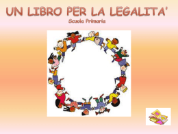"Un libro per la legalità" - Scuola Primaria - Dusmet