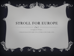 STROLL FOR EUROPE