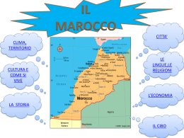 il marocco - Benvenuto sul sito della Terza E!