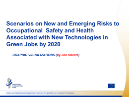 Scenarios - European Agency for Safety & Health at Work