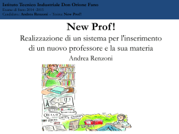 New Prof! - Quinta ITI