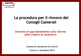 Presentazione di PowerPoint - Camera di commercio di Livorno