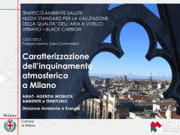 Diapositiva 1 - Comune di Milano