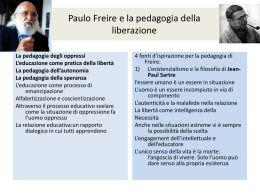 Paulo Freire e la pedagogia della liberazione