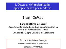 Valutazione della prescrizione dei farmaci in Italia: riflessioni sull