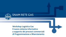 Presentazione - Snam Rete Gas