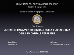 e-commerce - AIRT Lab - Università Politecnica delle Marche