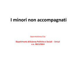 Lezione MNA_3 - Dipartimento di Scienze Politiche e Sociali