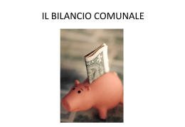 IL BILANCIO COMUNALE
