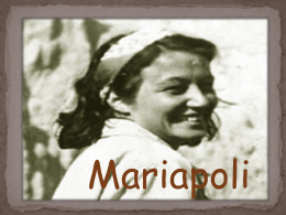 La storia della Mariapoli in un power point