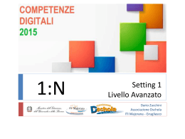Setting 1 Avanzato Dario Zucchini