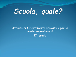 Scuola quale 15-16 - Istituto Comprensivo di Casale sul Sile