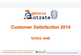 Customer Satisfaction 2014 Unico web
