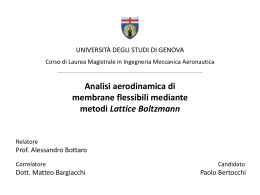 Es. Lid-driven cavity - DICAT - Università Degli Studi Di Genova