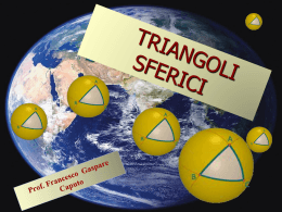 triangolo sferico - prof. CAPUTO
