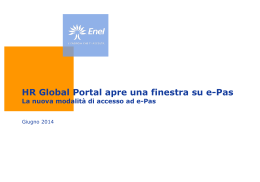 La finestra su e-Pas