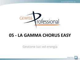 la gamma chorus easy - ITIS "E. MATTEI"
